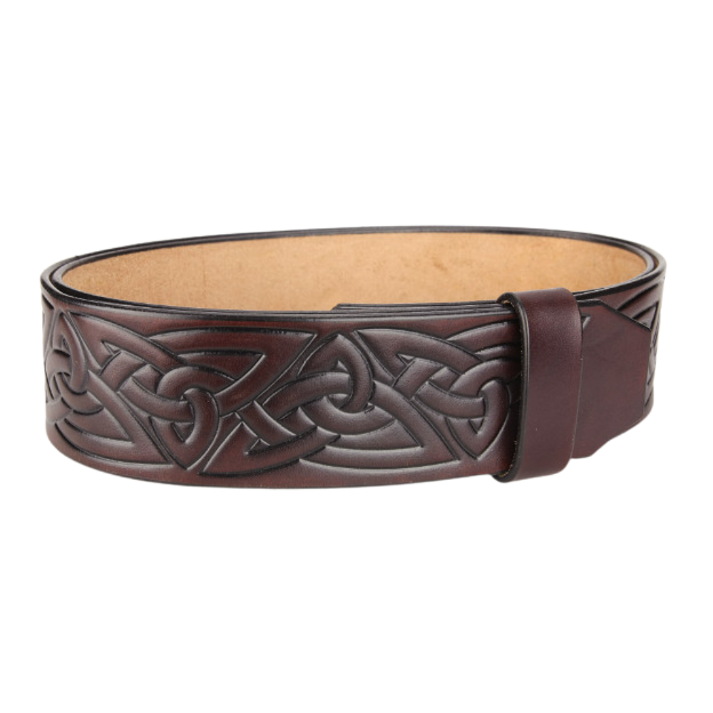 Single O Ring Leather Cinch Belt